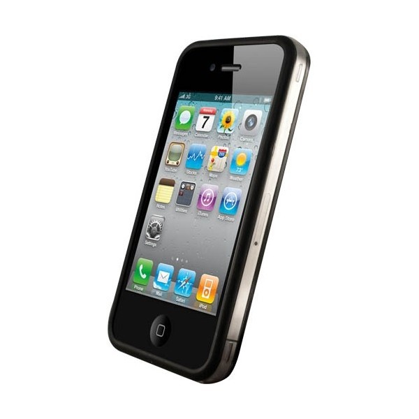 iPhone 4 / 4S Bumper Case - Sort & Transparent