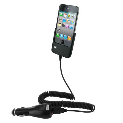 Under ~ vin pakke Adapt Apple iPhone 4 Aktiv Bil Holder - Sort - Bil Tilbehør - iPhone 4 / 4S  - iPhone