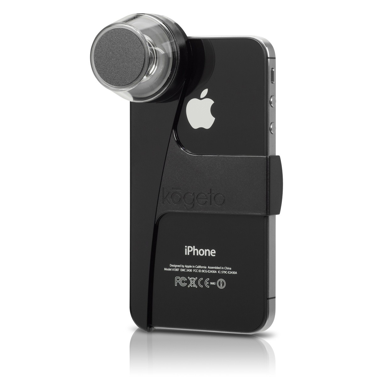 Kogeto Dot Panoramic Video Lens til iPhone 4 /4S - Sort