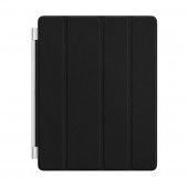 PU Smart Cover til iPad 2 af 3. Parts Producent - Sort