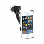 Fleksibel Bil Monteringsenhed til iPhone 4 - Sort