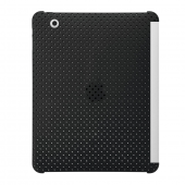 iPad 2 Perforeret Snap On Backcover Kompatibel med Smartcover - Sort