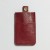 P.A.P Læder Etui m/ Kortholder & Neckband til Bl.a. iPhone - Rød