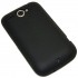 HTC Wildfire Silikone Cover - Sort