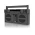 iHome iP4 Portable FM Stereo Boombox til iPhone/iPod - Sort
