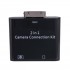 2-in-1 Camera Connection Kit til iPad / iPad 2 SD & USB - Sort