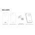 SGP iPhone 4 Case Ultra Thin m/ Screen Protector - Rød